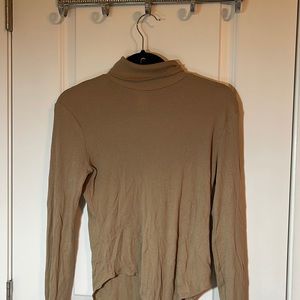 Bundle lace bodysuit and turtle neck bodysuit